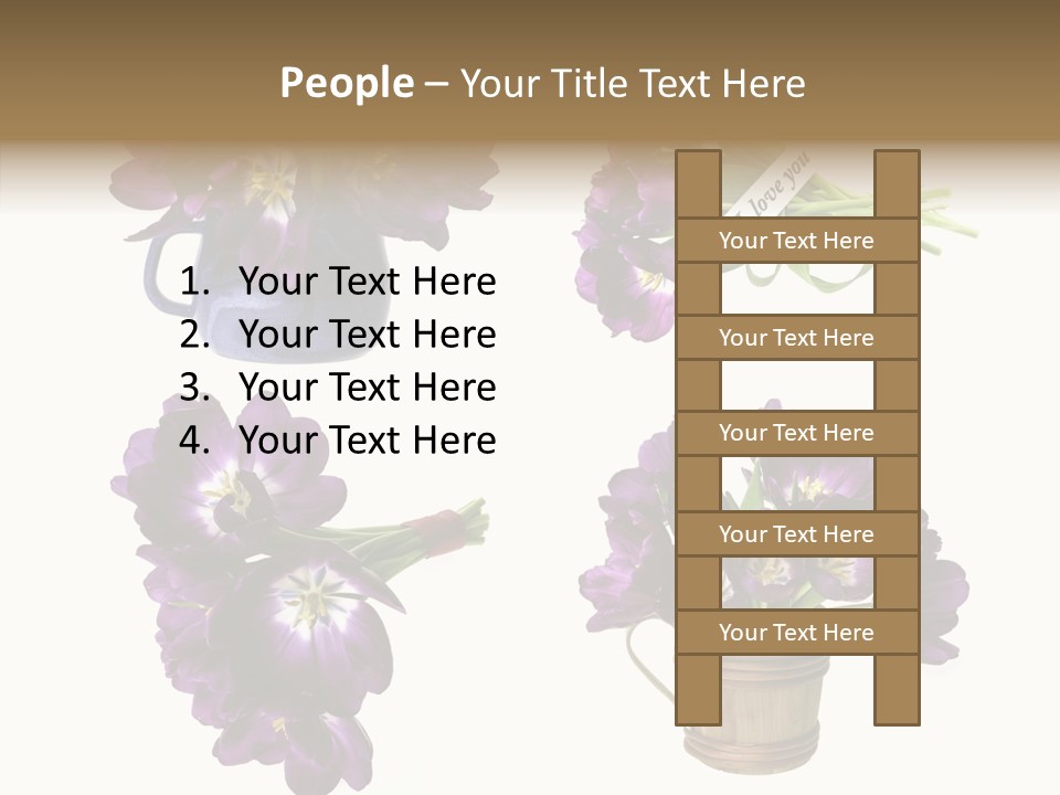 Isolated Decoration Spring PowerPoint Template