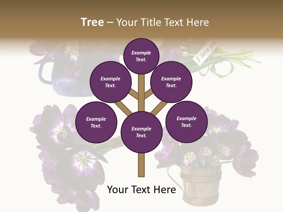 Isolated Decoration Spring PowerPoint Template