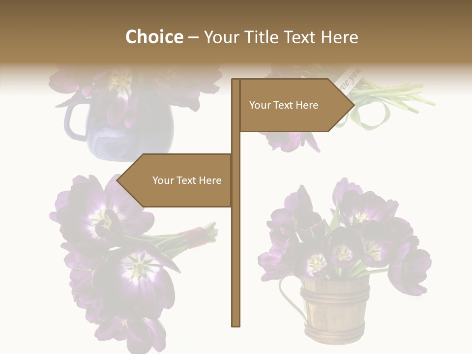 Isolated Decoration Spring PowerPoint Template