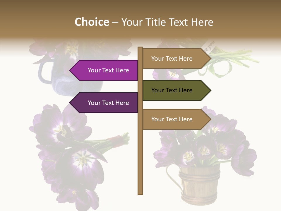 Isolated Decoration Spring PowerPoint Template