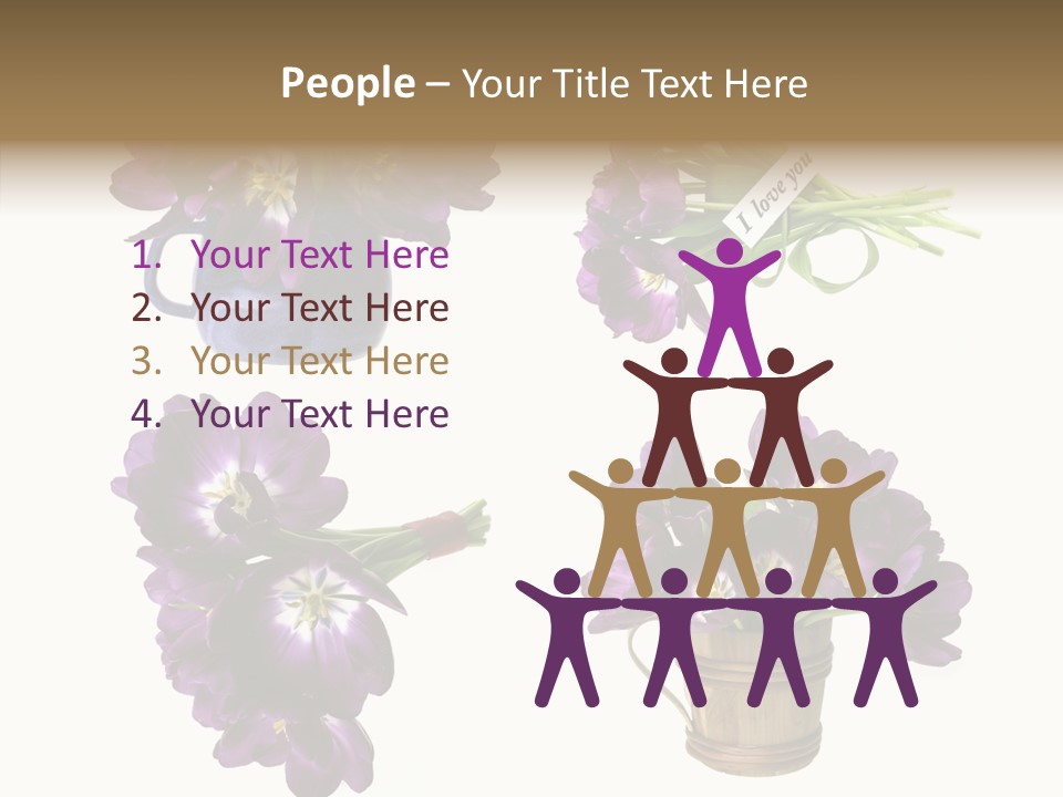 Isolated Decoration Spring PowerPoint Template