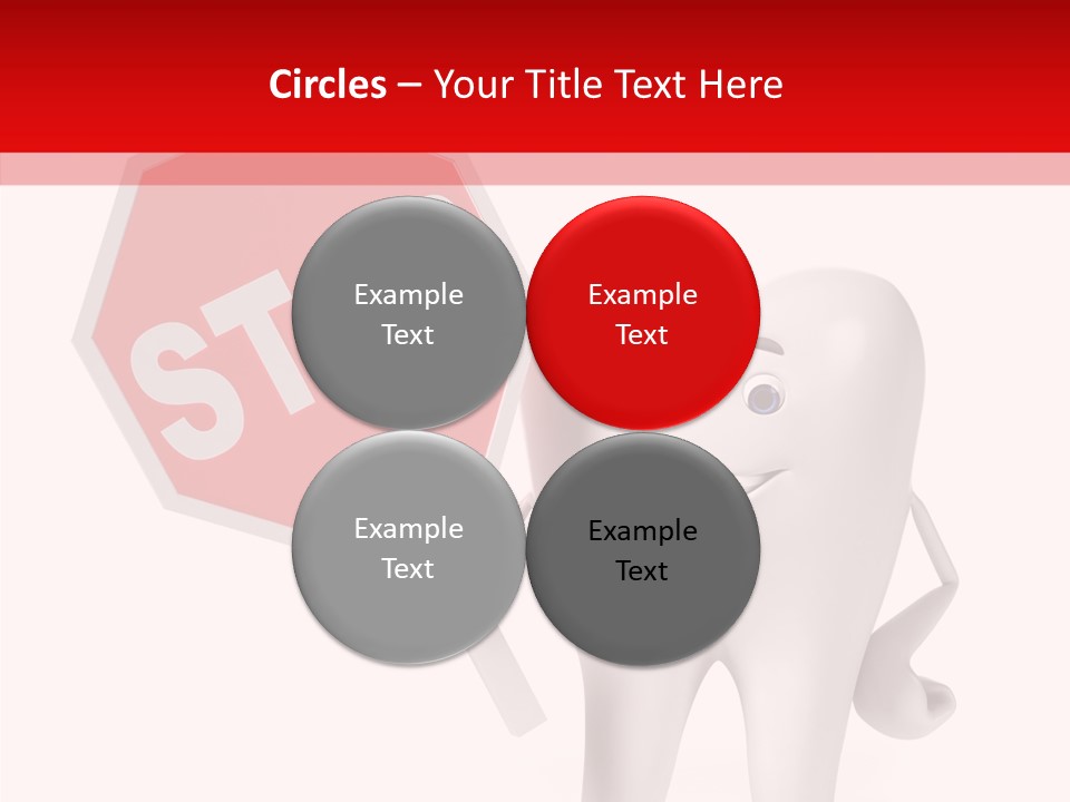 Molar Illustration Dental PowerPoint Template