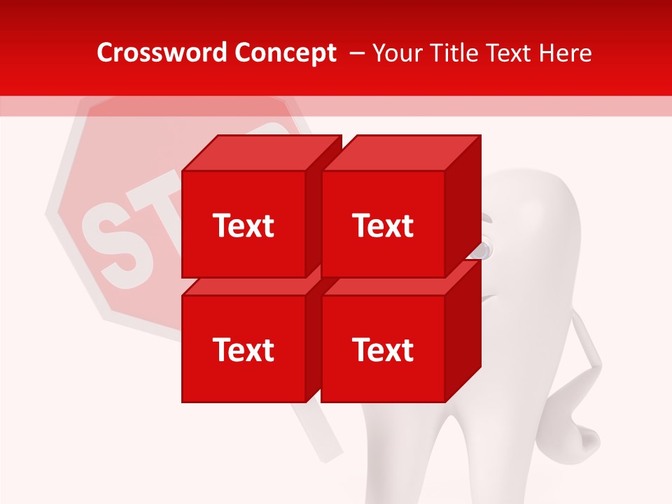 Molar Illustration Dental PowerPoint Template