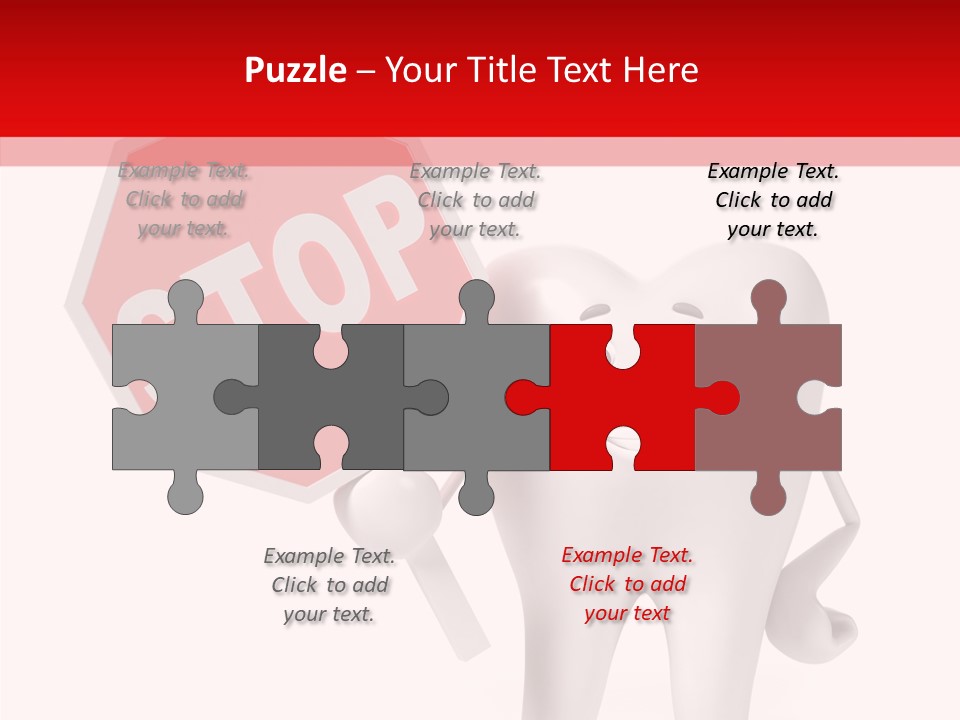 Molar Illustration Dental PowerPoint Template