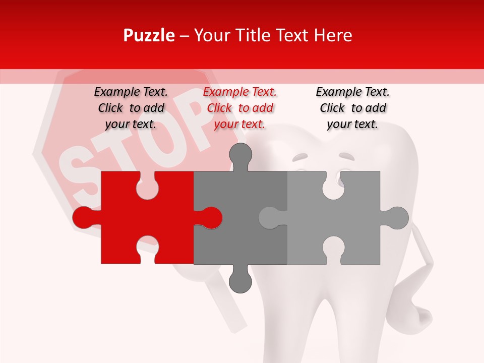 Molar Illustration Dental PowerPoint Template