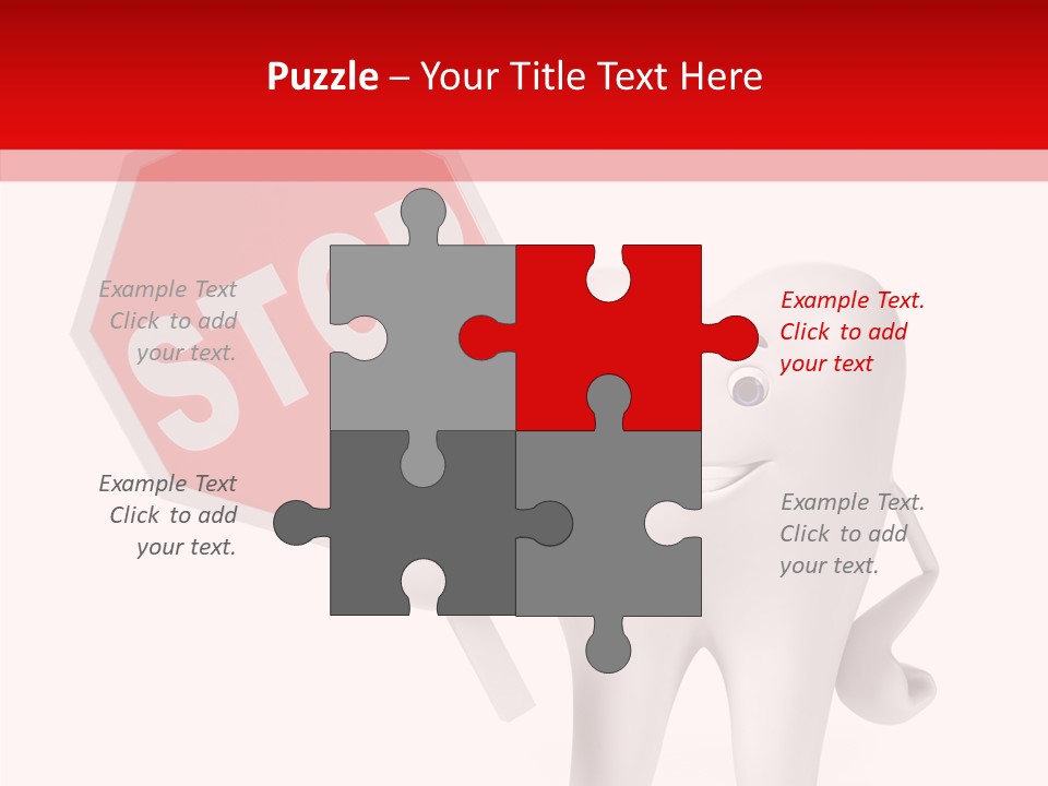 Molar Illustration Dental PowerPoint Template