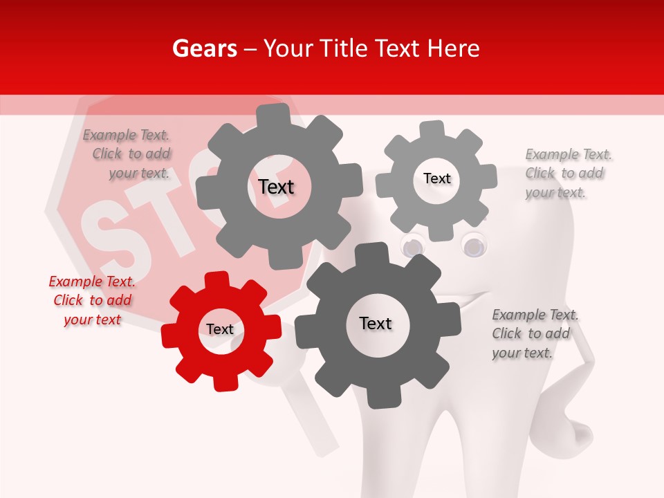 Molar Illustration Dental PowerPoint Template