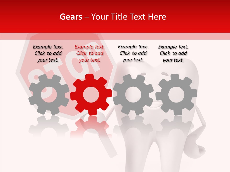 Molar Illustration Dental PowerPoint Template