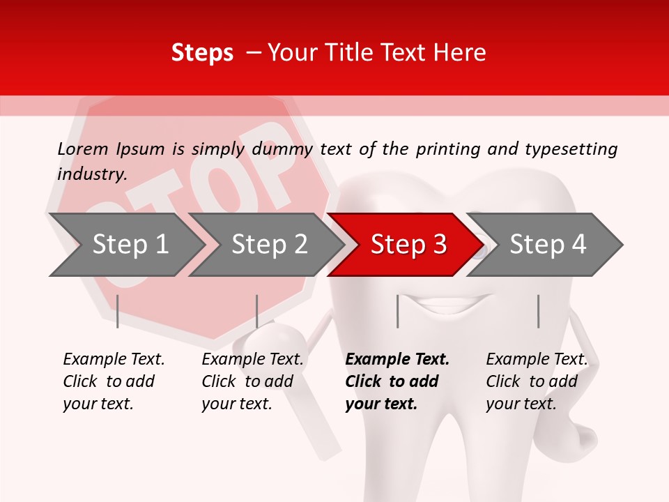 Molar Illustration Dental PowerPoint Template