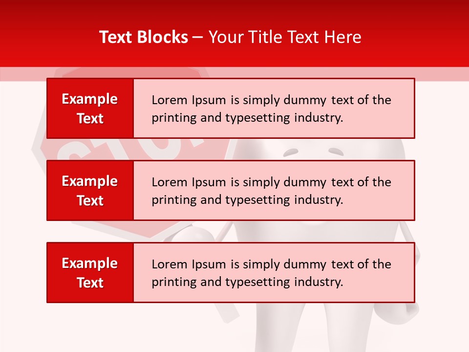 Molar Illustration Dental PowerPoint Template