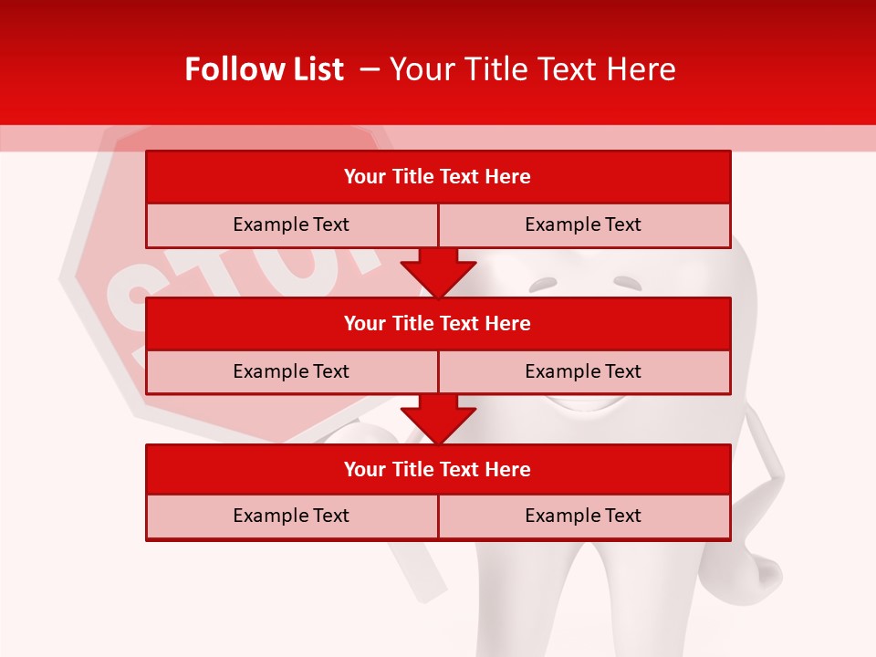 Molar Illustration Dental PowerPoint Template