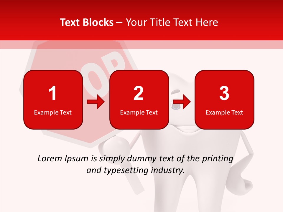 Molar Illustration Dental PowerPoint Template
