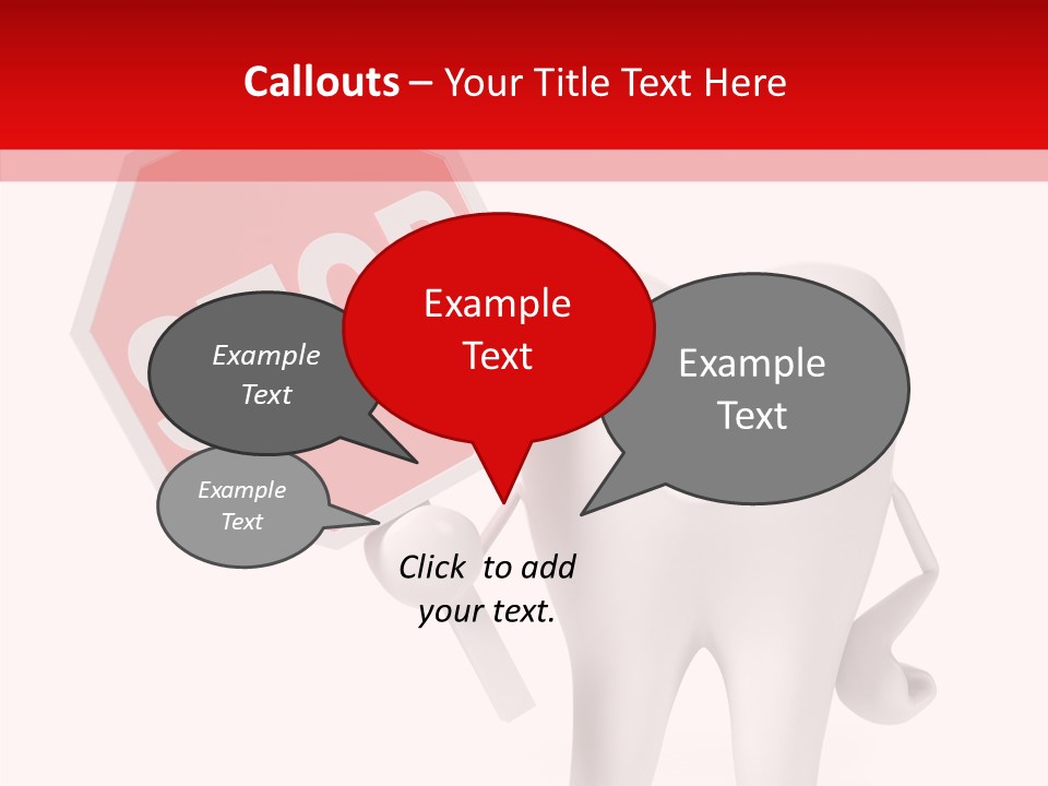 Molar Illustration Dental PowerPoint Template