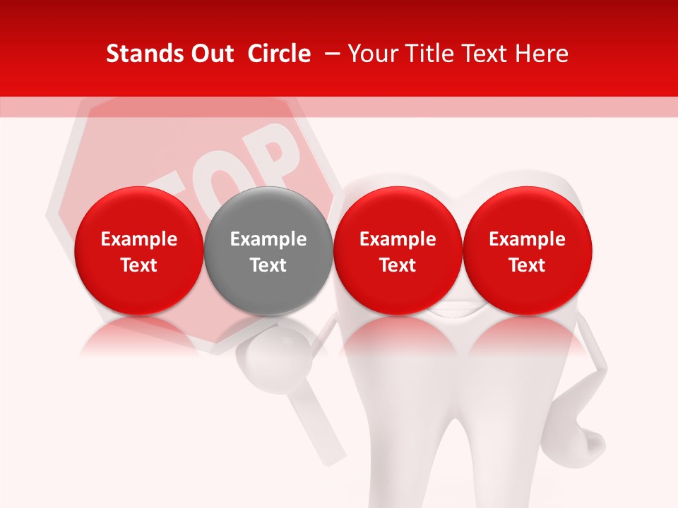 Molar Illustration Dental PowerPoint Template