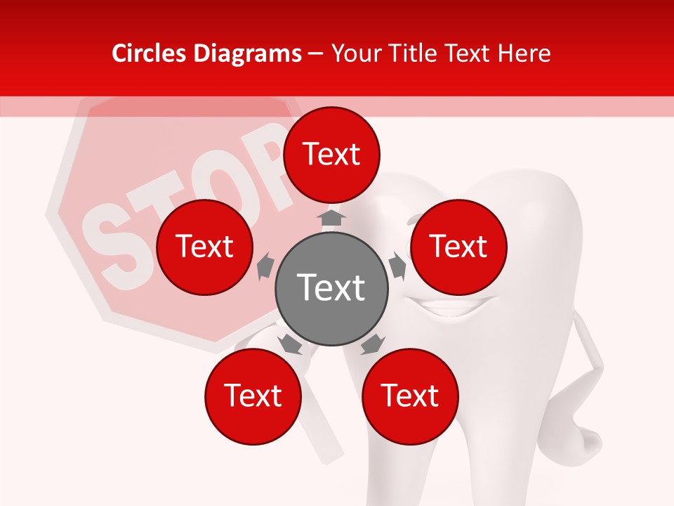Molar Illustration Dental PowerPoint Template