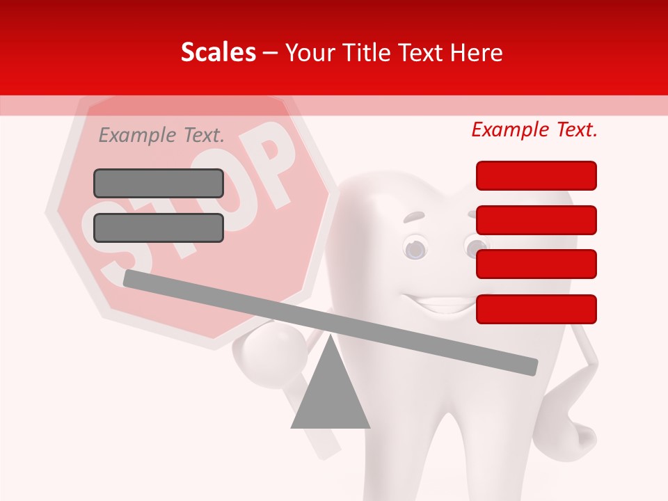Molar Illustration Dental PowerPoint Template