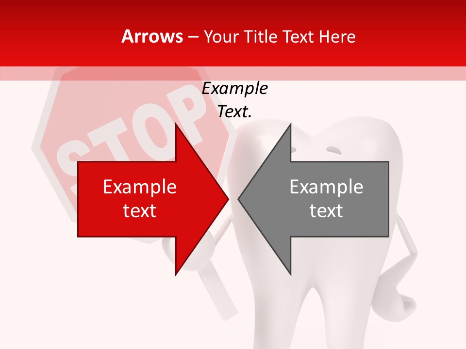 Molar Illustration Dental PowerPoint Template