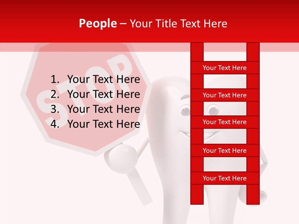 Molar Illustration Dental PowerPoint Template