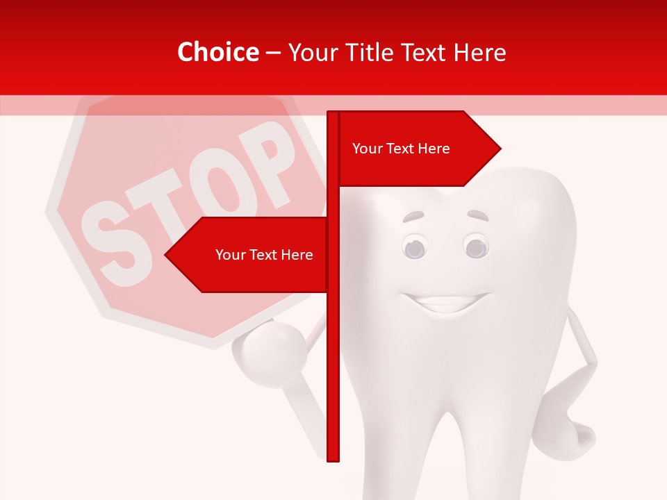 Molar Illustration Dental PowerPoint Template
