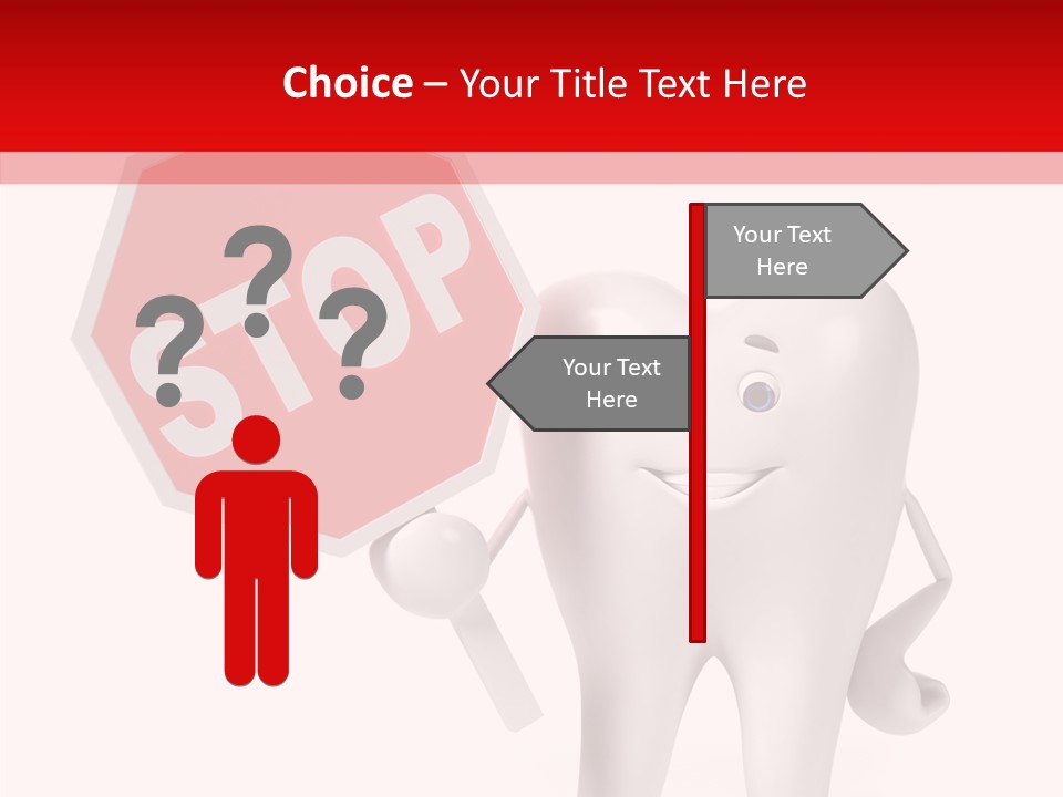 Molar Illustration Dental PowerPoint Template