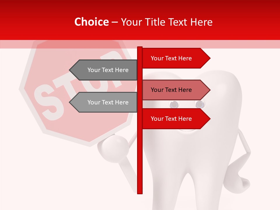 Molar Illustration Dental PowerPoint Template