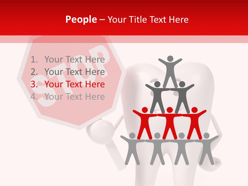 Molar Illustration Dental PowerPoint Template