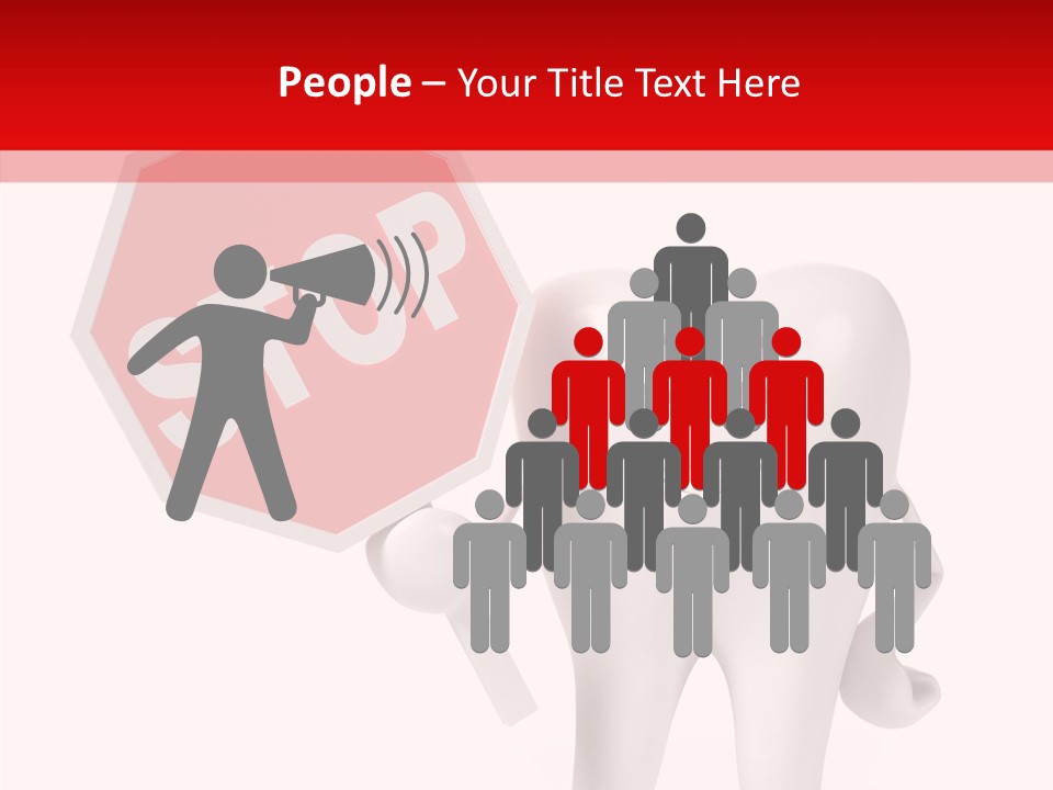 Molar Illustration Dental PowerPoint Template