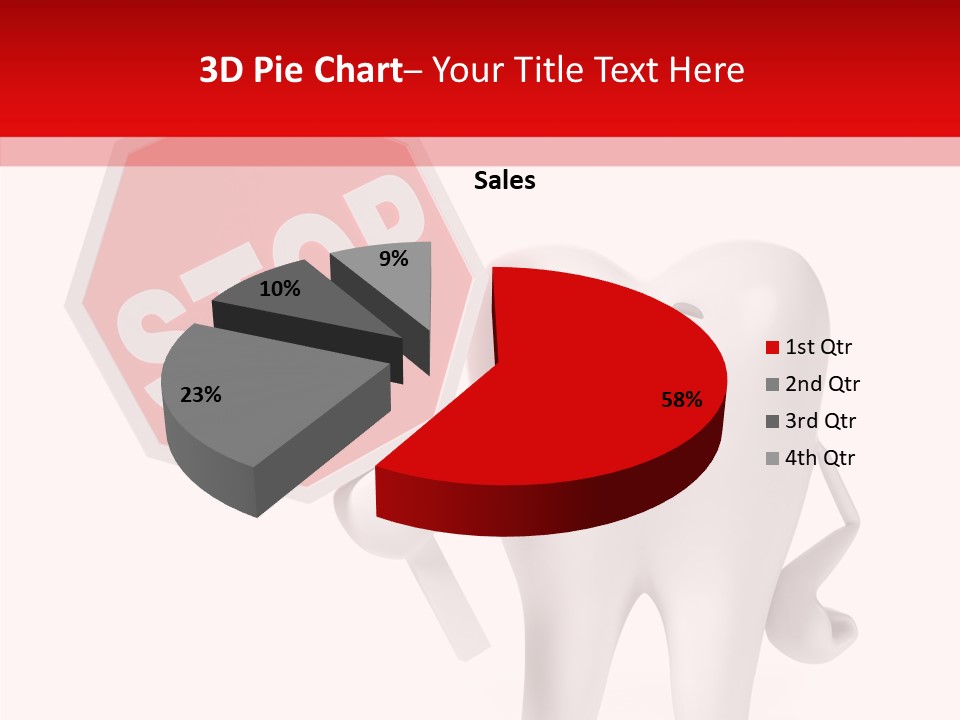 Molar Illustration Dental PowerPoint Template