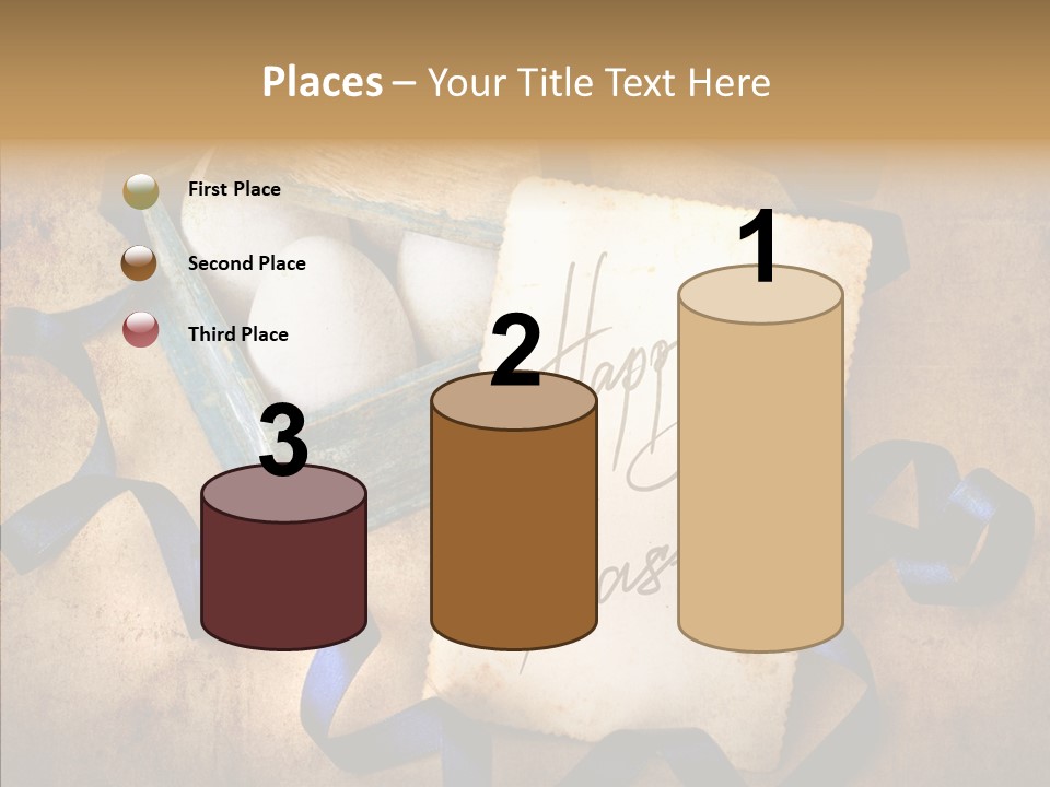 Easter Egg Easter Eggs Orange PowerPoint Template