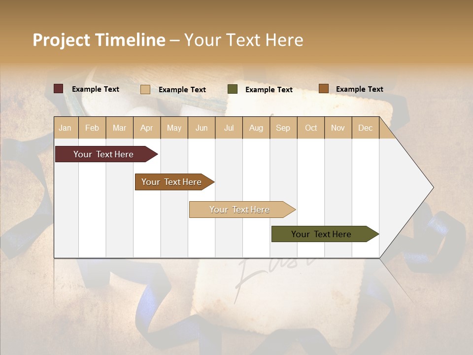 Easter Egg Easter Eggs Orange PowerPoint Template