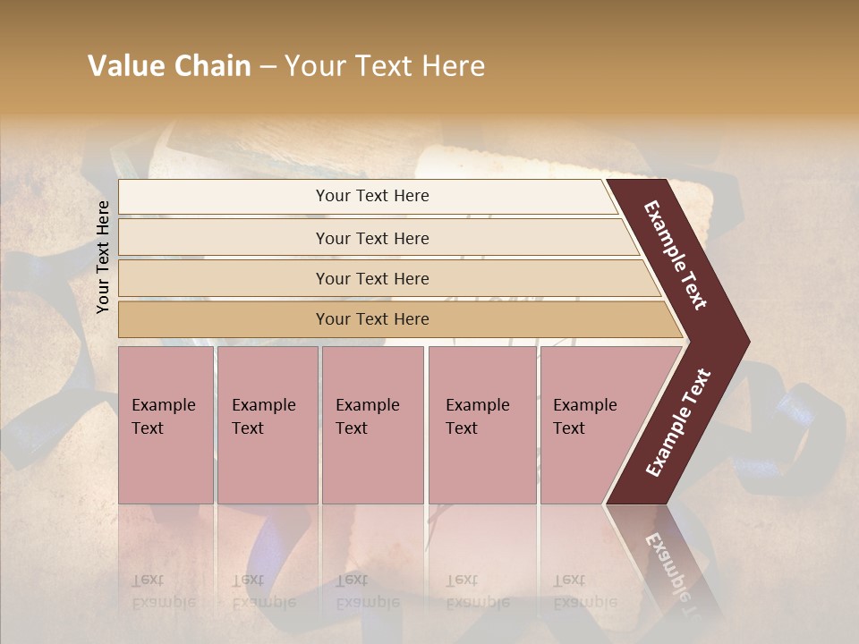 Easter Egg Easter Eggs Orange PowerPoint Template