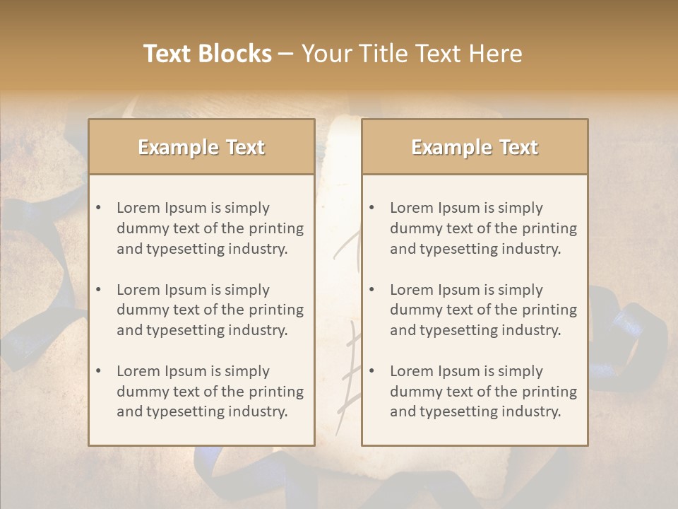 Easter Egg Easter Eggs Orange PowerPoint Template