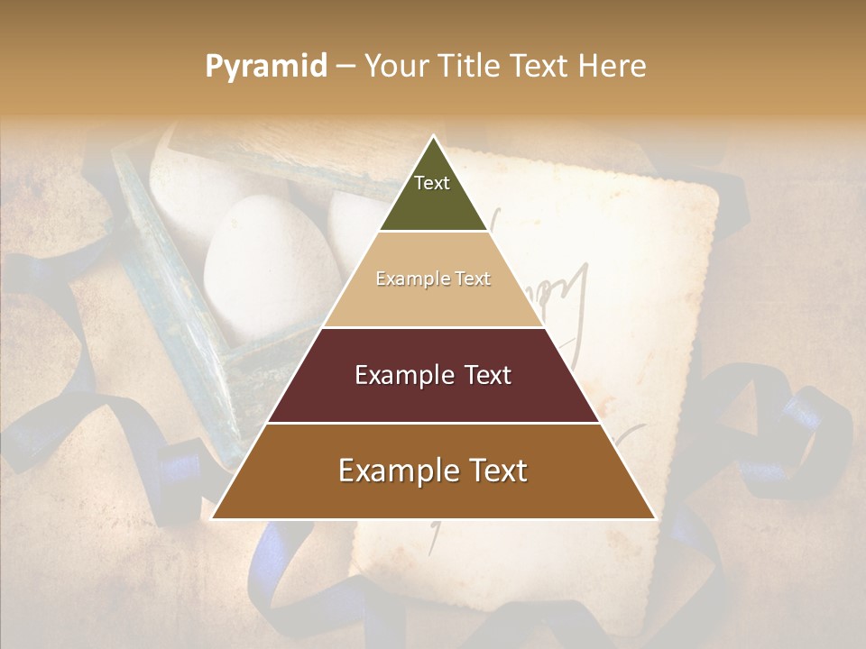 Easter Egg Easter Eggs Orange PowerPoint Template