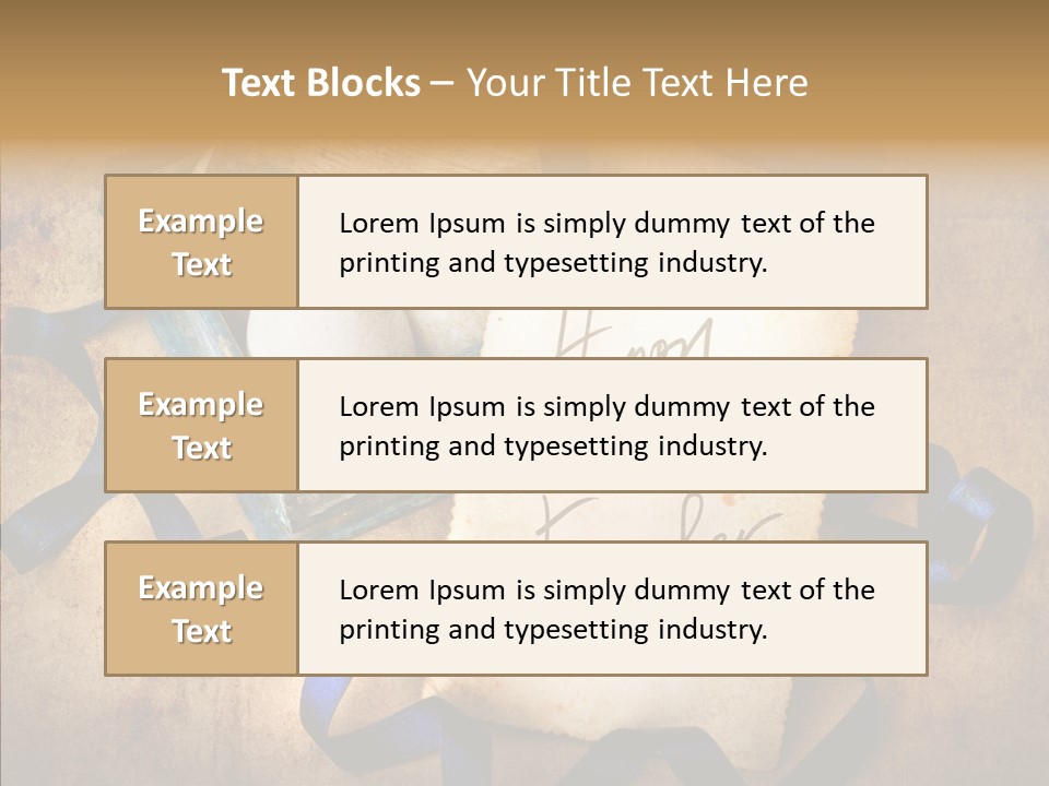 Easter Egg Easter Eggs Orange PowerPoint Template