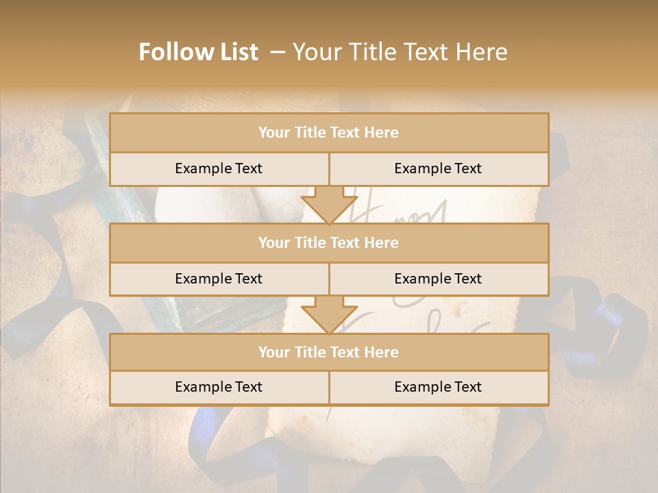 Easter Egg Easter Eggs Orange PowerPoint Template