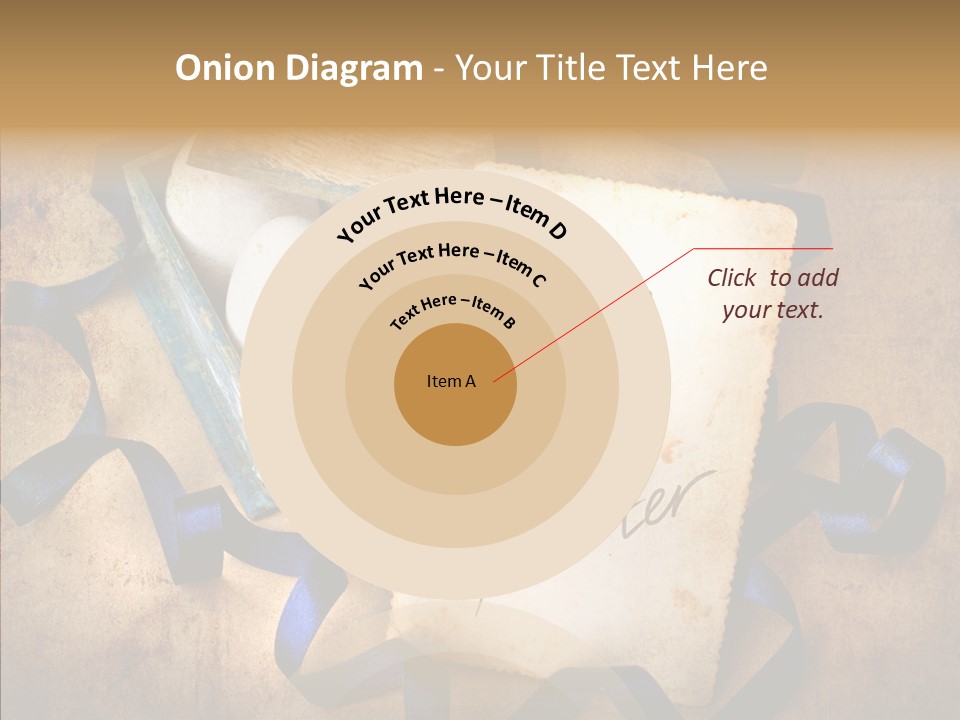 Easter Egg Easter Eggs Orange PowerPoint Template