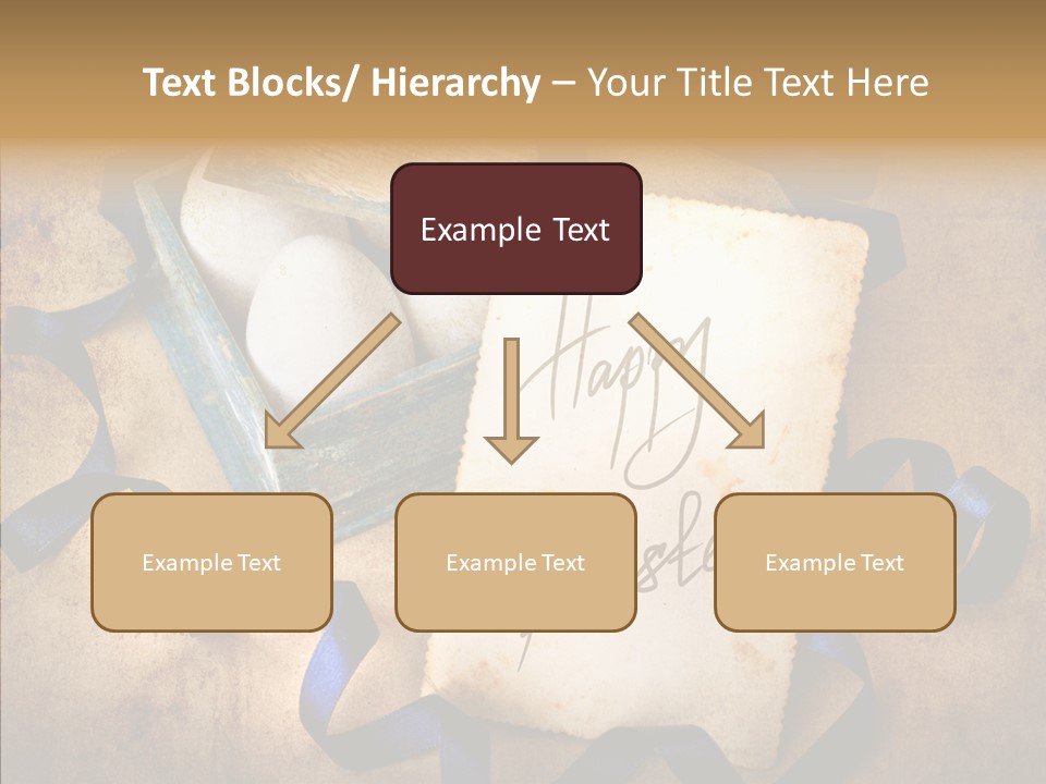 Easter Egg Easter Eggs Orange PowerPoint Template