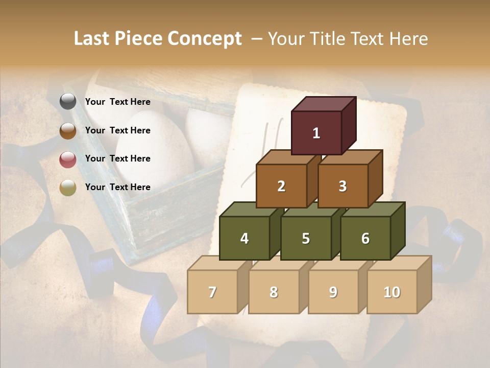 Easter Egg Easter Eggs Orange PowerPoint Template