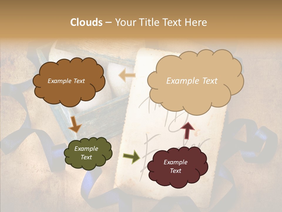 Easter Egg Easter Eggs Orange PowerPoint Template