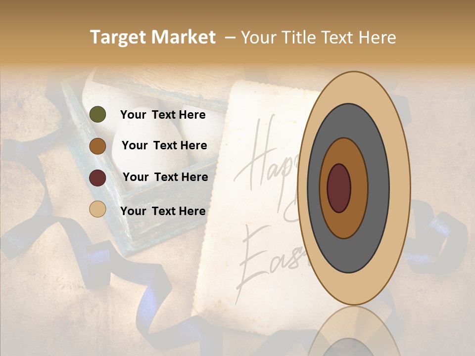 Easter Egg Easter Eggs Orange PowerPoint Template