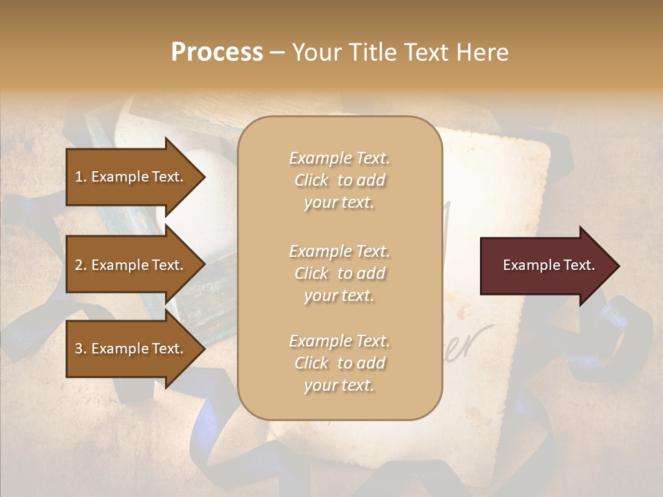 Easter Egg Easter Eggs Orange PowerPoint Template