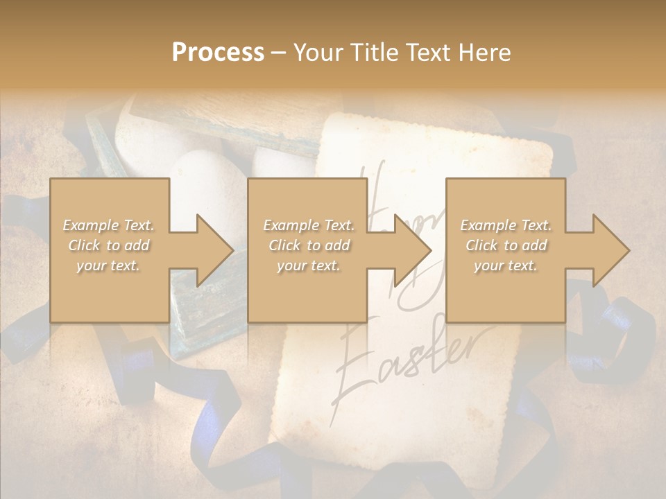 Easter Egg Easter Eggs Orange PowerPoint Template