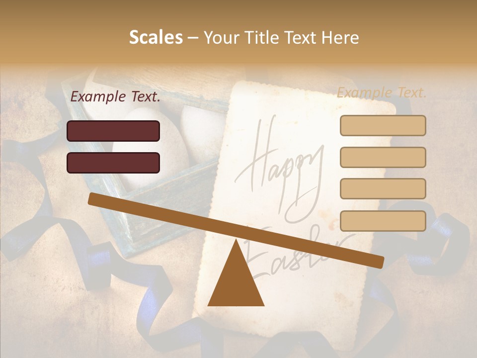 Easter Egg Easter Eggs Orange PowerPoint Template