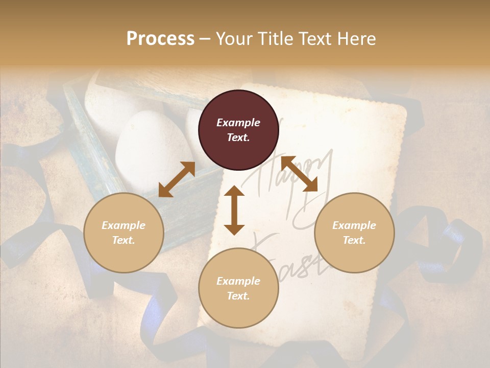 Easter Egg Easter Eggs Orange PowerPoint Template