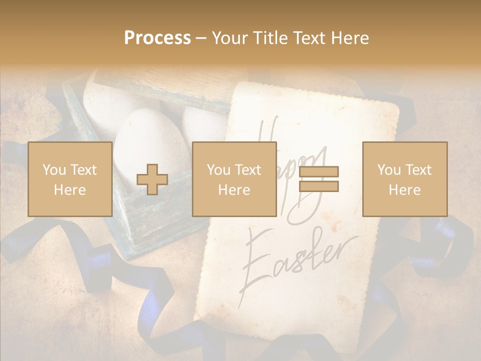 Easter Egg Easter Eggs Orange PowerPoint Template