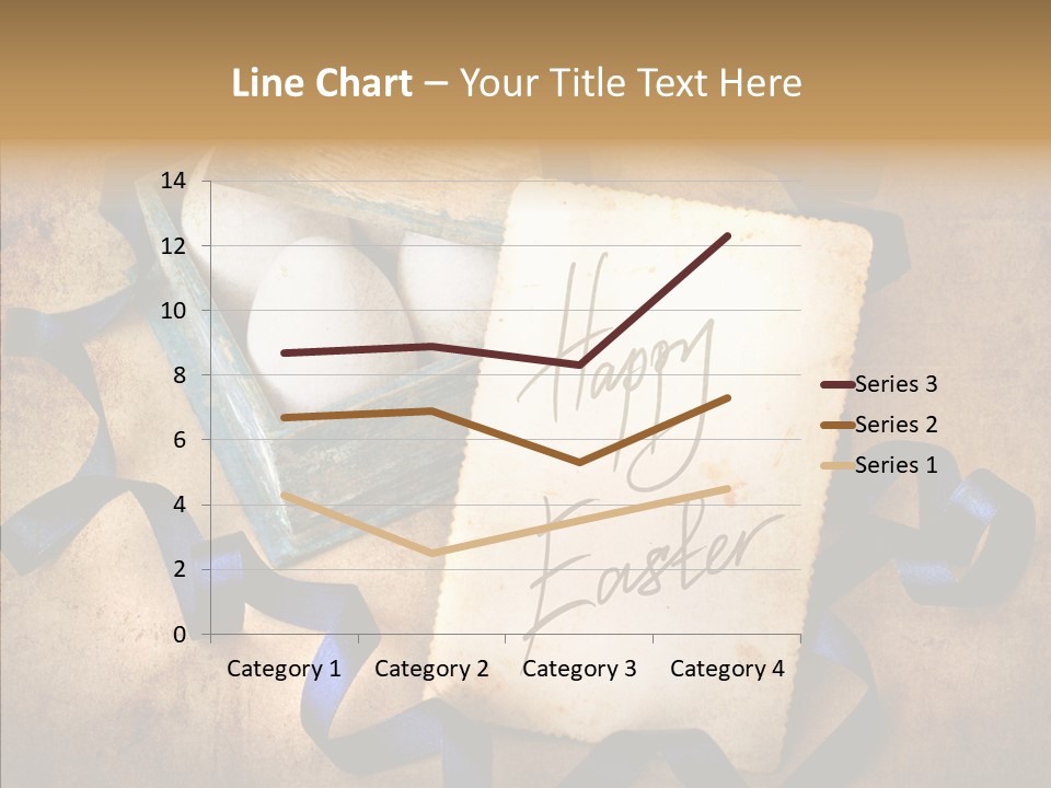Easter Egg Easter Eggs Orange PowerPoint Template
