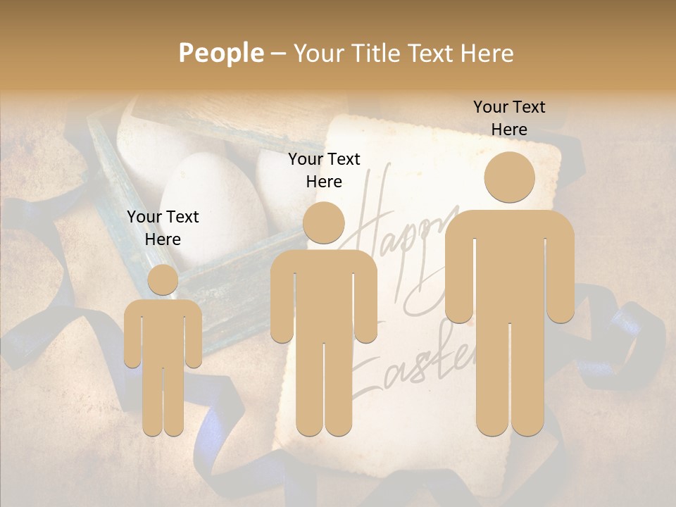 Easter Egg Easter Eggs Orange PowerPoint Template