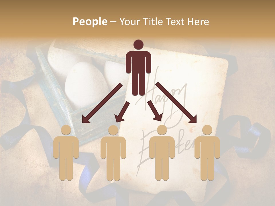 Easter Egg Easter Eggs Orange PowerPoint Template