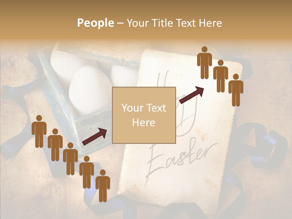 Easter Egg Easter Eggs Orange PowerPoint Template