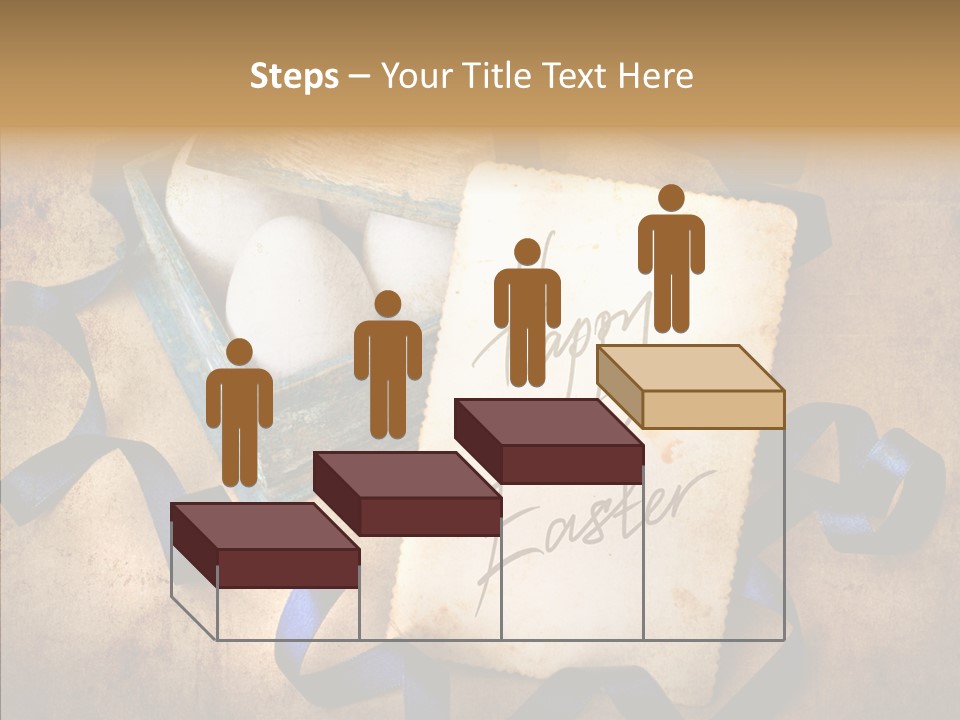 Easter Egg Easter Eggs Orange PowerPoint Template